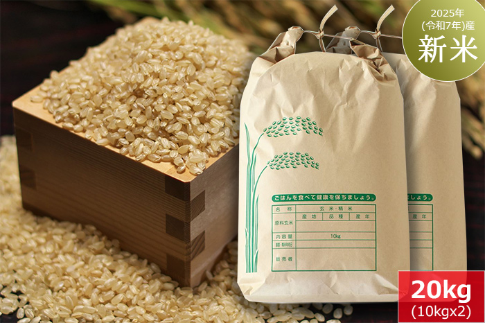 【玄米】白山鳥越米『コシヒカリ』20kg　2025年（令和7年）産「新米」